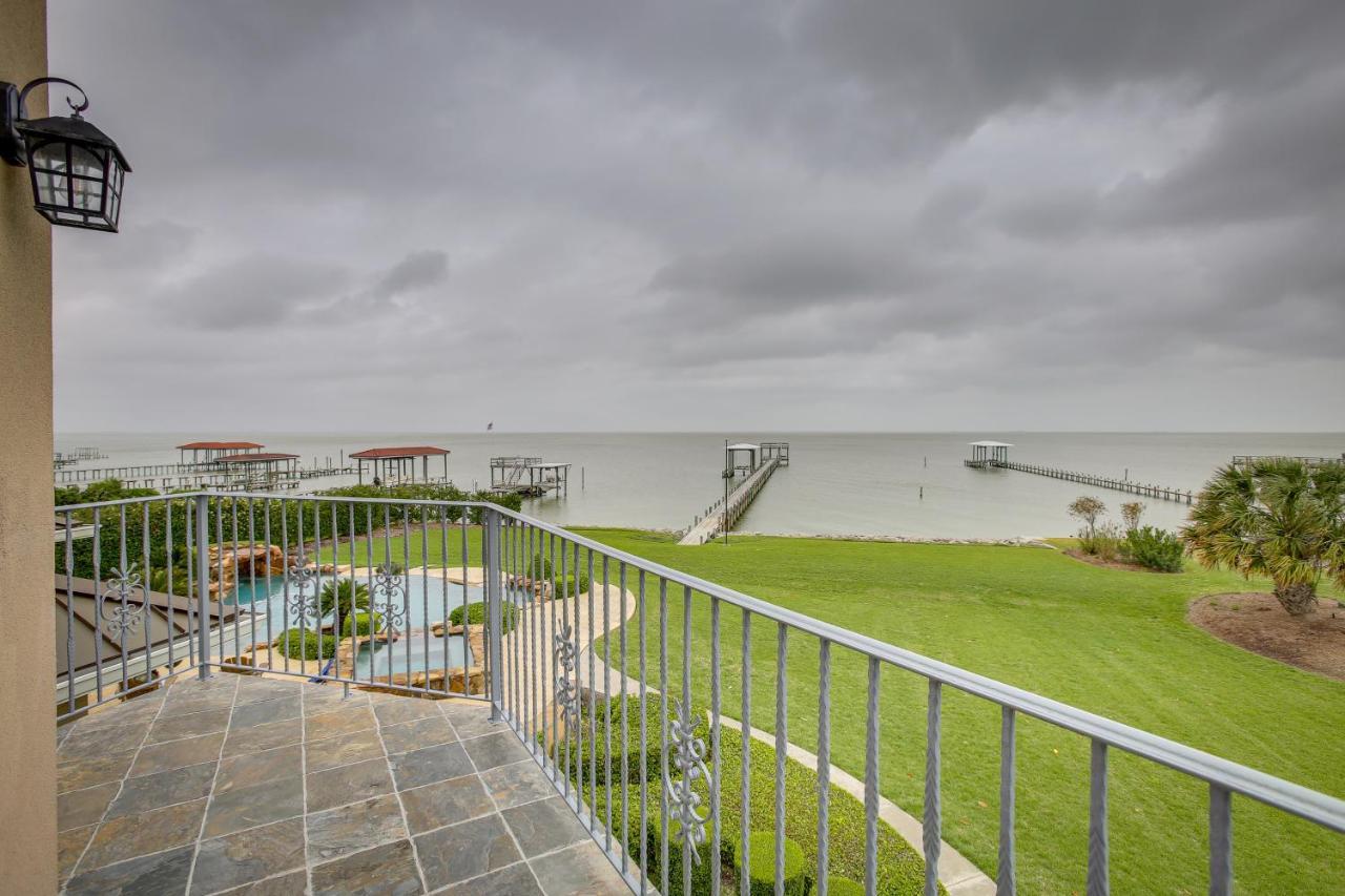 Stunning Galveston Bay Villa Infinity Pool And Dock San Leon Luaran gambar