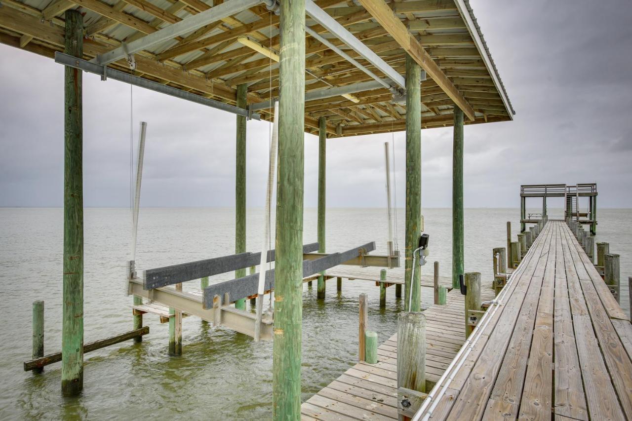 Stunning Galveston Bay Villa Infinity Pool And Dock San Leon Luaran gambar